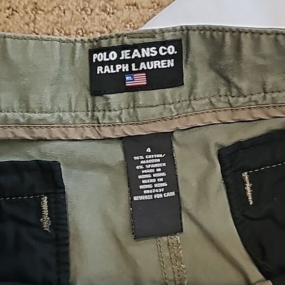 - Polo Ralph Lauren Womens Mint Green Cropped Pants Size 4 - Picture 8 of 8